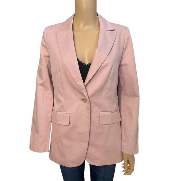 Banana Republic Jackets & Blazers - Banana Republic Long And Lean Blazer Pink Classic Preppy Minimalist Career
